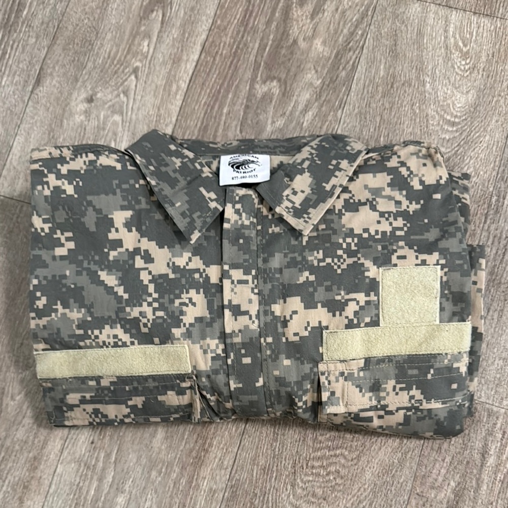 NEW American Patriot digital ACU coveralls sz Lg